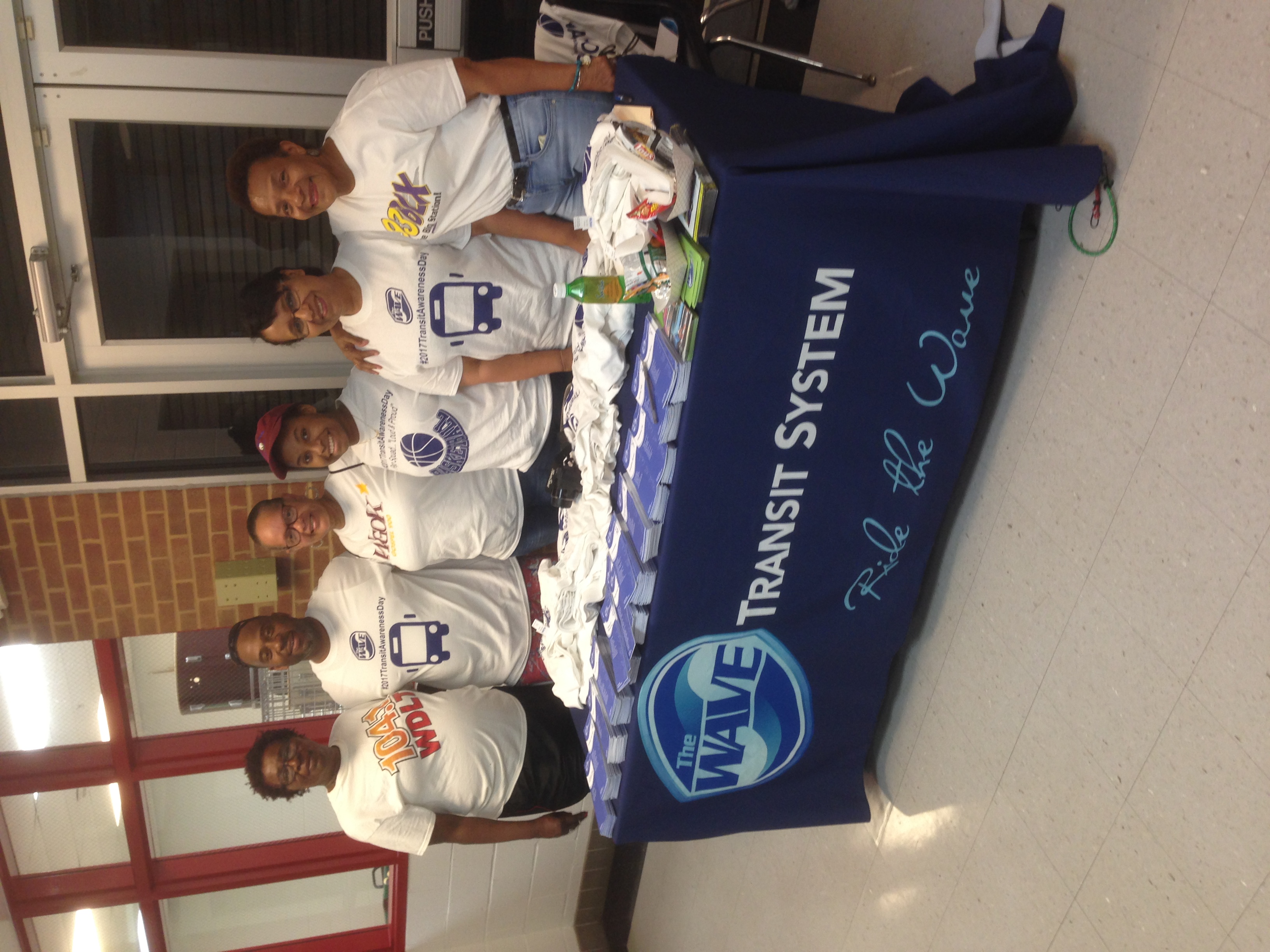 Wave Transit staff posing for a picture.